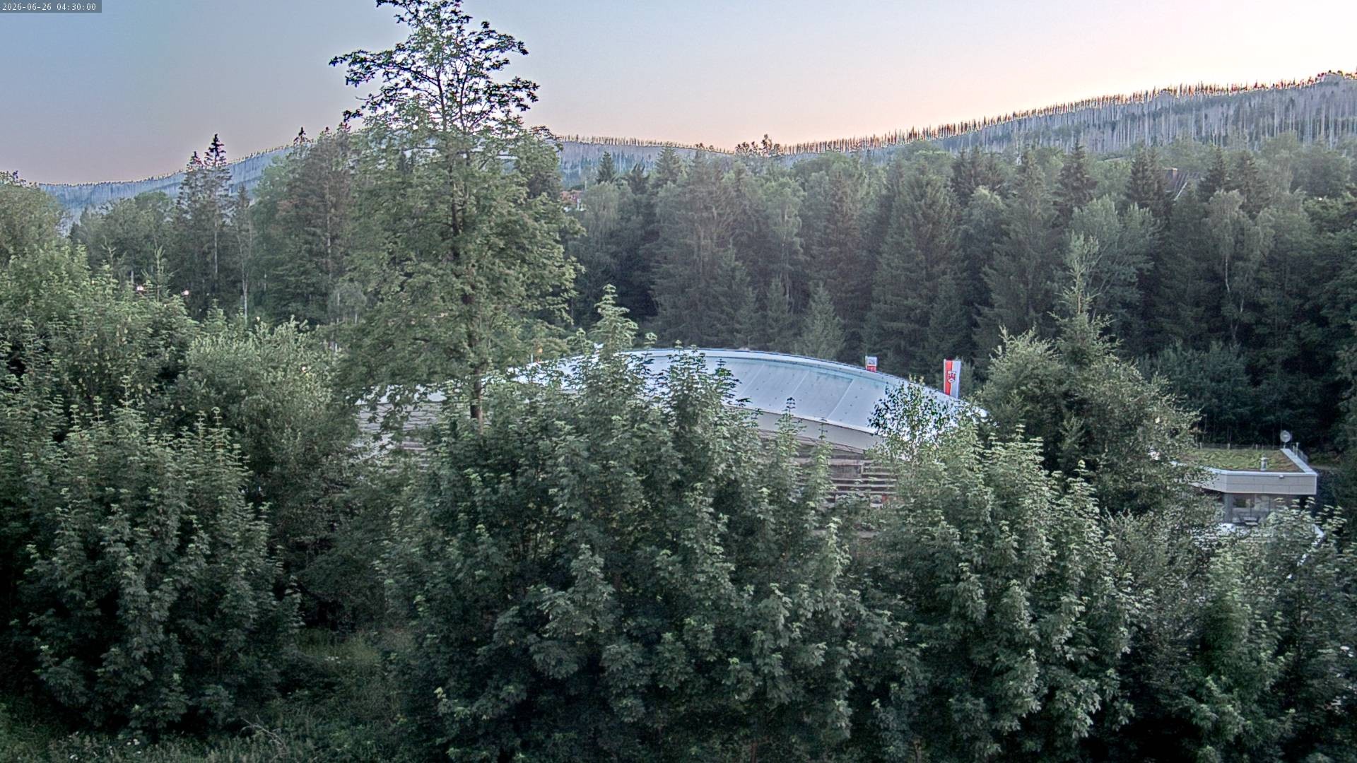 Archiv Foto Webcam Schierke: Blick zur Multifunktionsarena