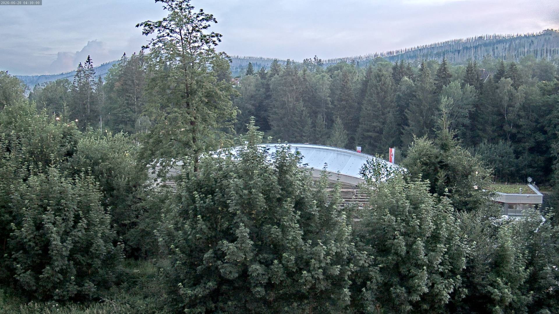 Archiv Foto Webcam Schierke: Blick zur Multifunktionsarena