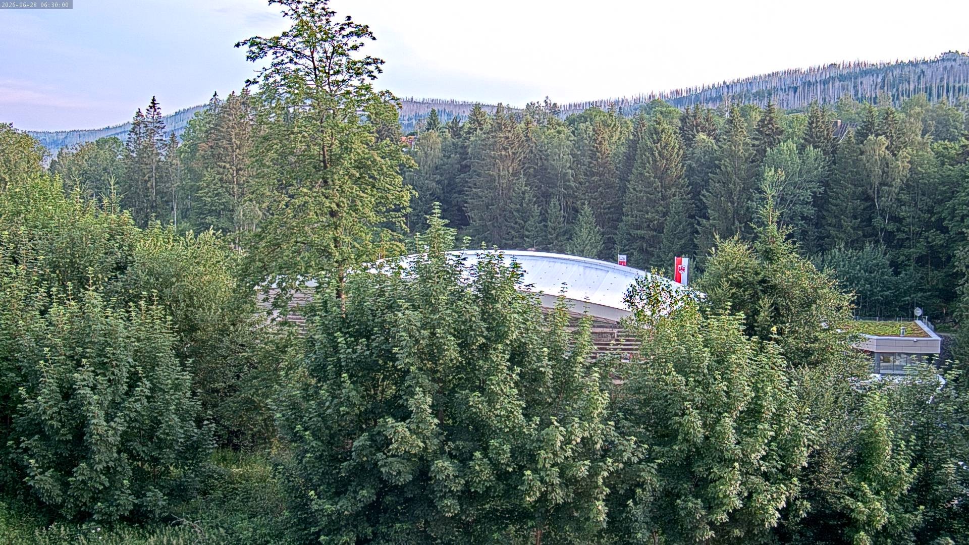 Archiv Foto Webcam Schierke: Blick zur Multifunktionsarena