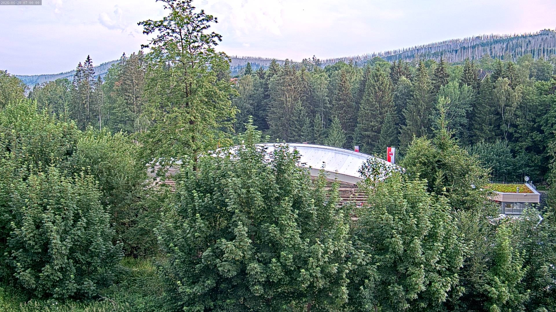 Archiv Foto Webcam Schierke: Blick zur Multifunktionsarena