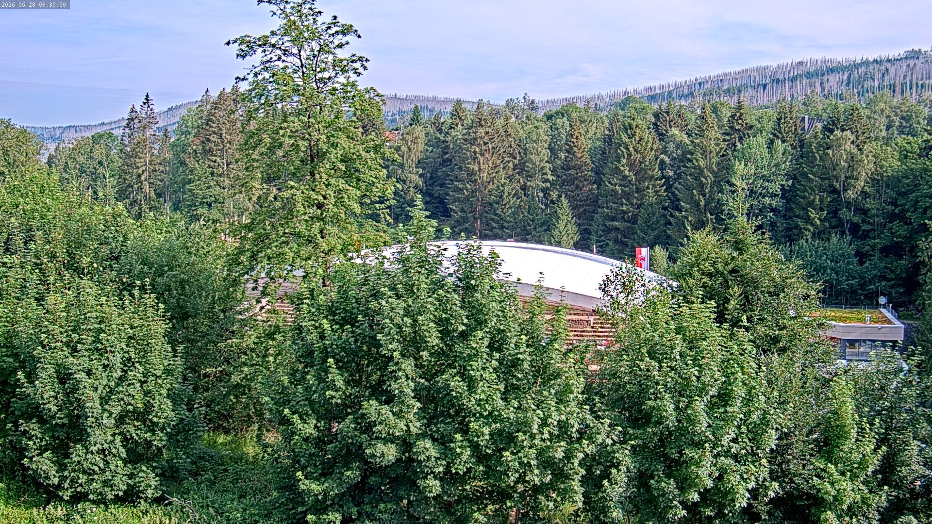 Archiv Foto Webcam Schierke: Blick zur Multifunktionsarena