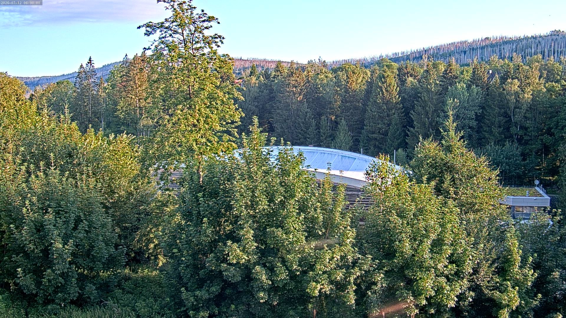 Archiv Foto Webcam Schierke: Blick zur Multifunktionsarena