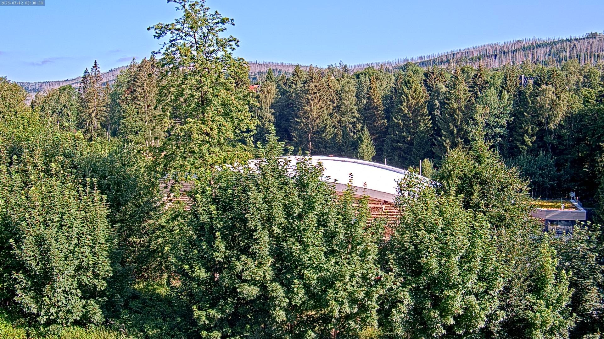 Archiv Foto Webcam Schierke: Blick zur Multifunktionsarena