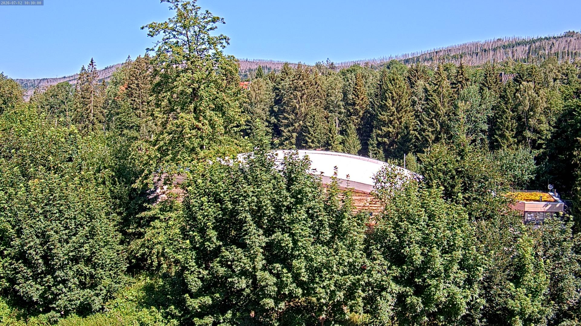 Archiv Foto Webcam Schierke: Blick zur Multifunktionsarena
