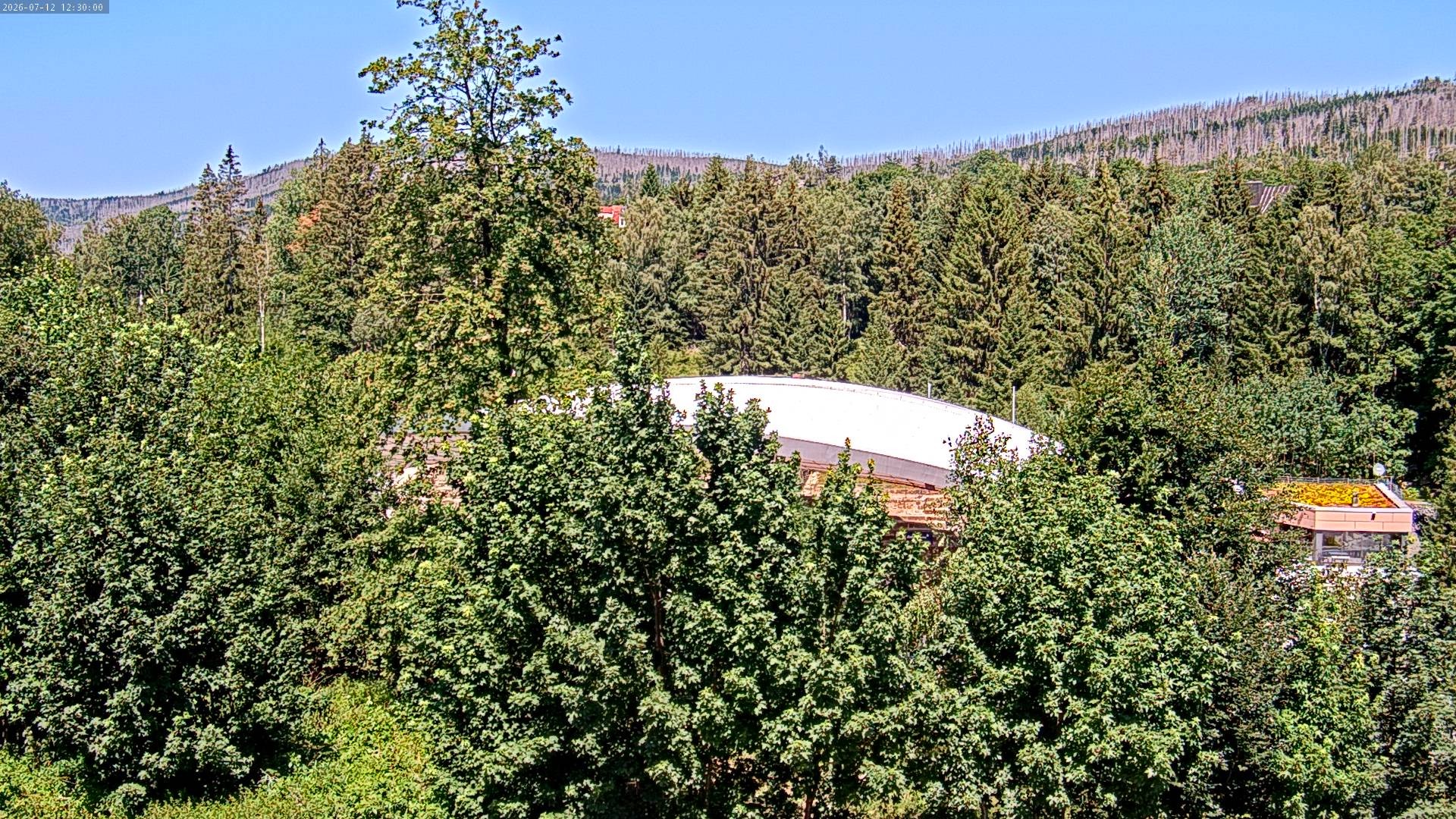 Archiv Foto Webcam Schierke: Blick zur Multifunktionsarena
