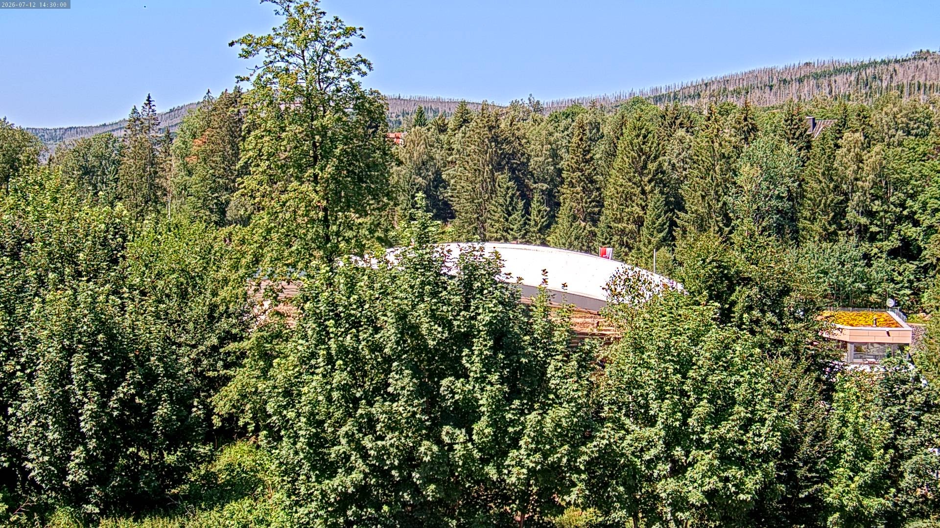 Archiv Foto Webcam Schierke: Blick zur Multifunktionsarena