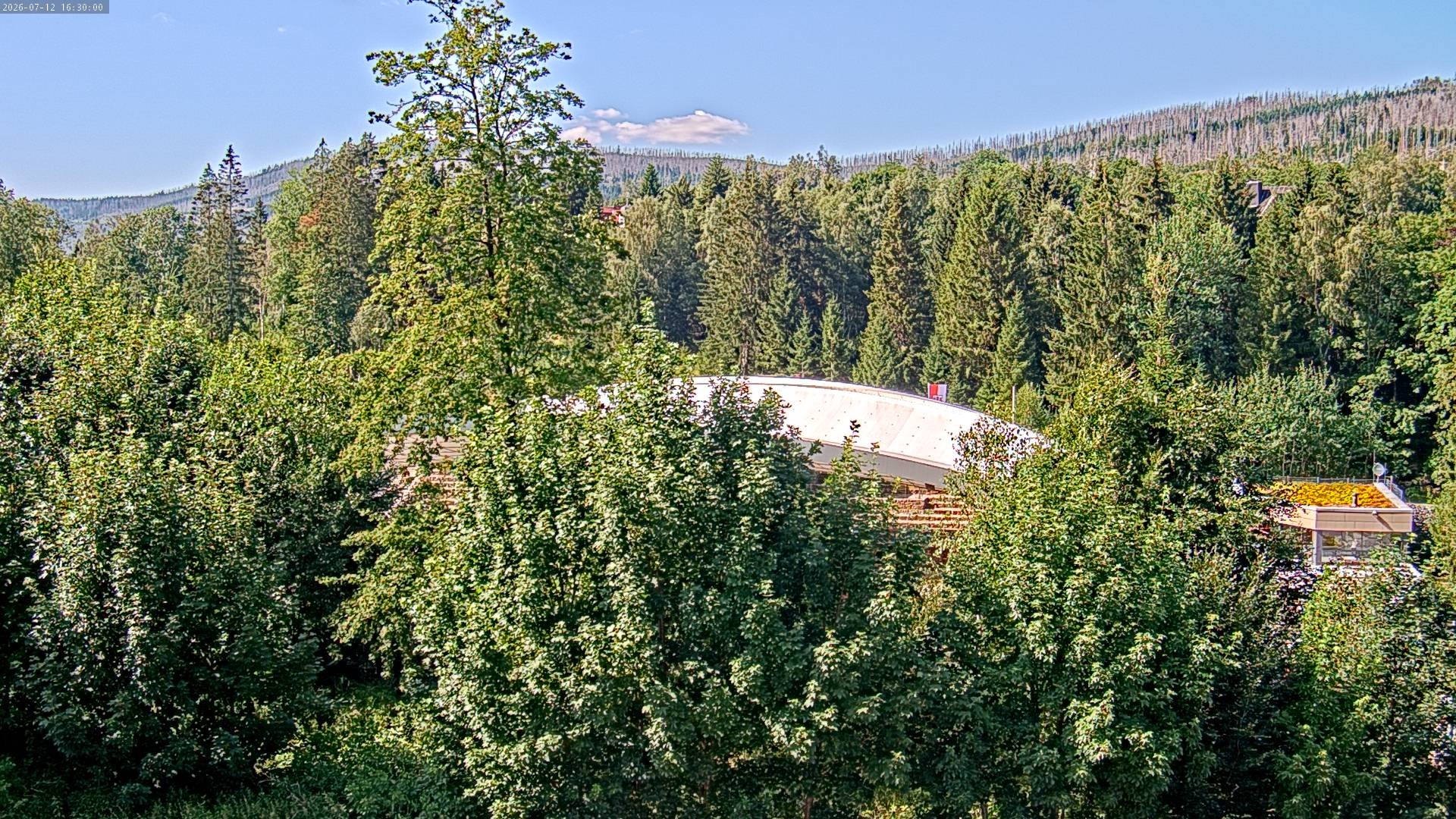 Archiv Foto Webcam Schierke: Blick zur Multifunktionsarena