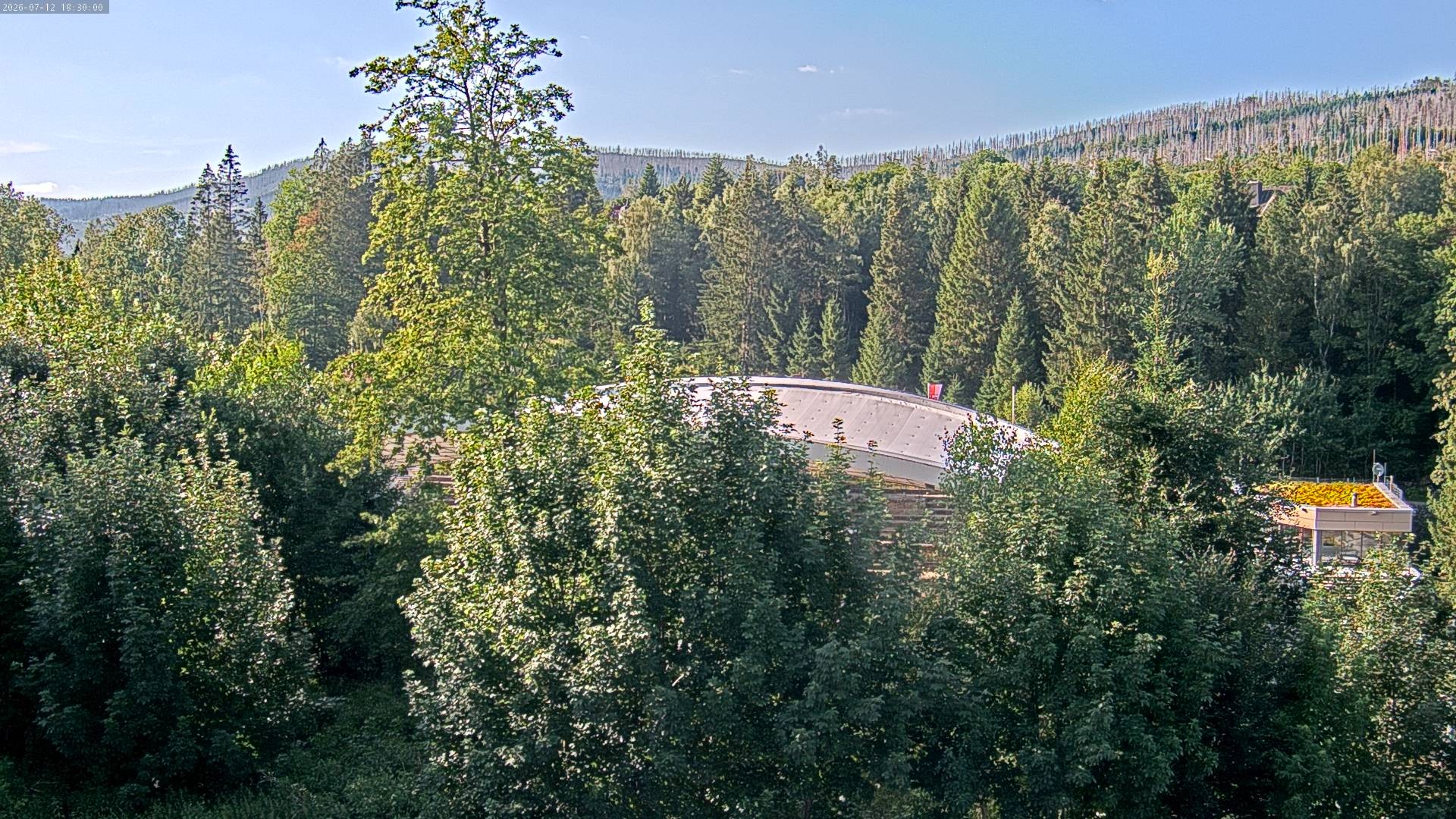 Archiv Foto Webcam Schierke: Blick zur Multifunktionsarena