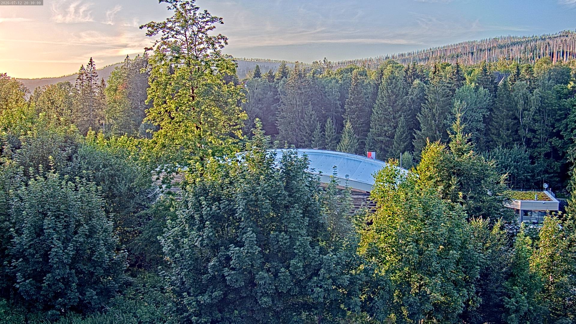 Archiv Foto Webcam Schierke: Blick zur Multifunktionsarena