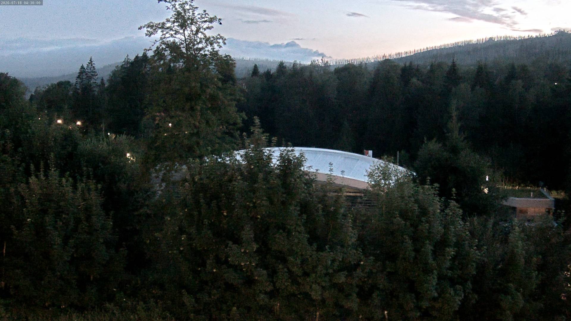 Archiv Foto Webcam Schierke: Blick zur Multifunktionsarena