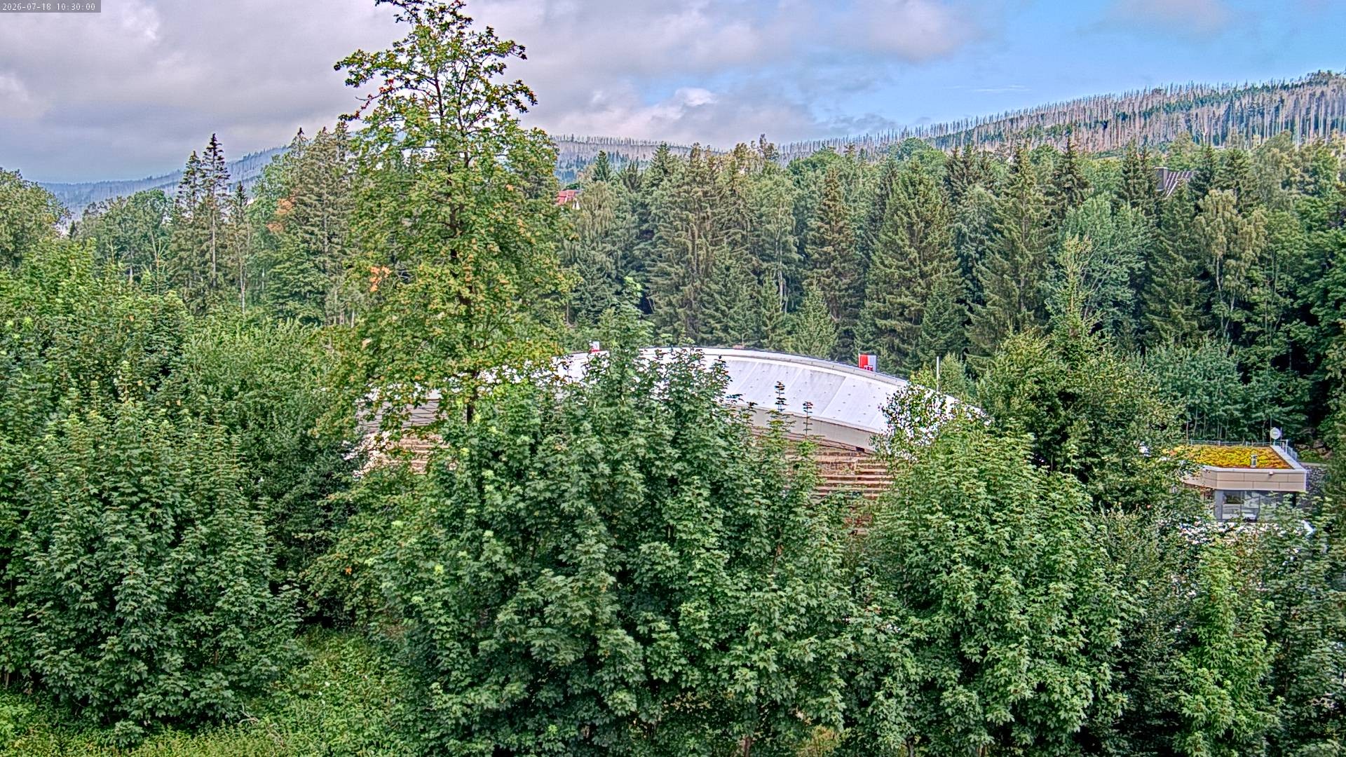 Archiv Foto Webcam Schierke: Blick zur Multifunktionsarena
