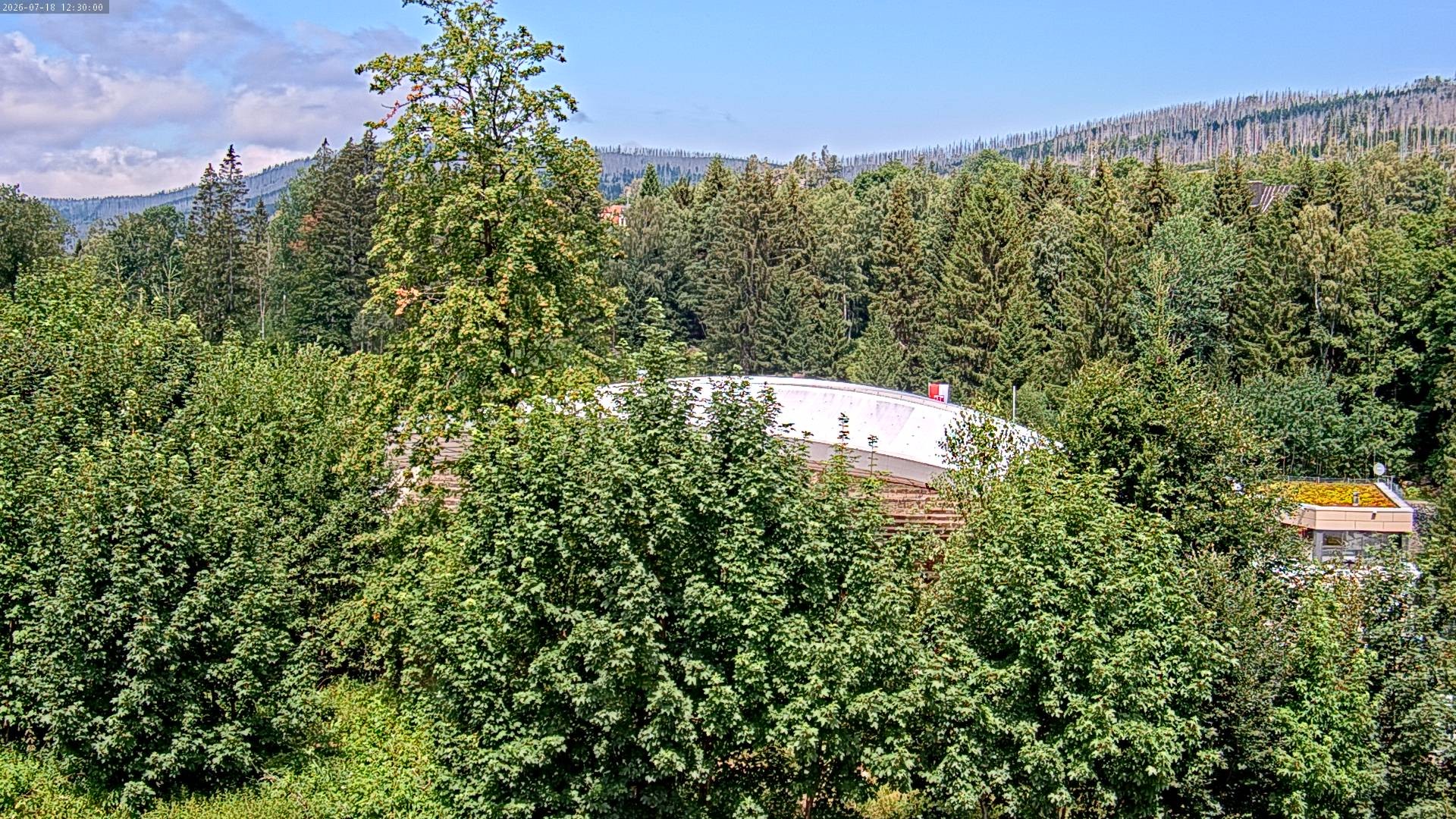 Archiv Foto Webcam Schierke: Blick zur Multifunktionsarena