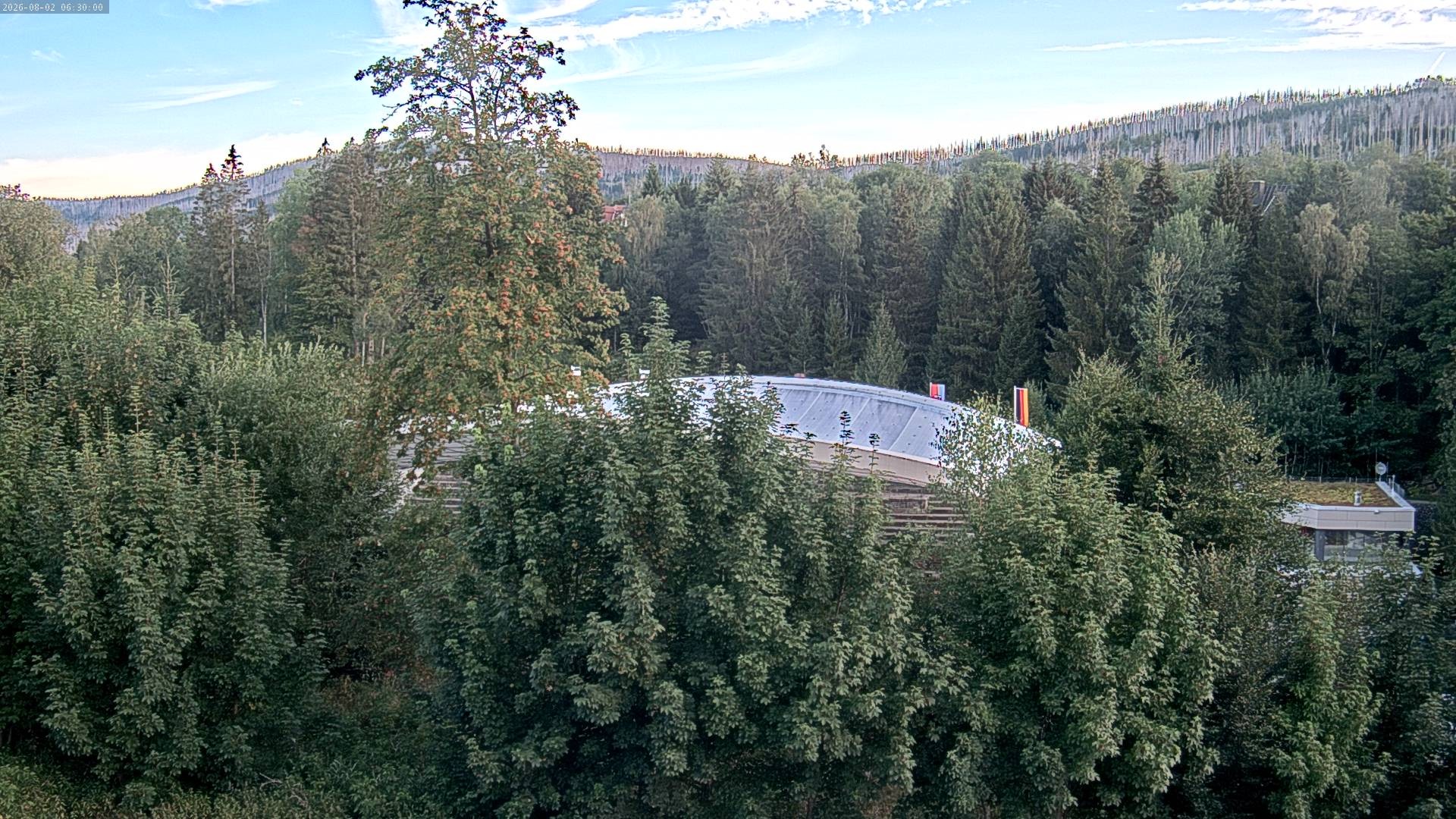Archiv Foto Webcam Schierke: Blick zur Multifunktionsarena