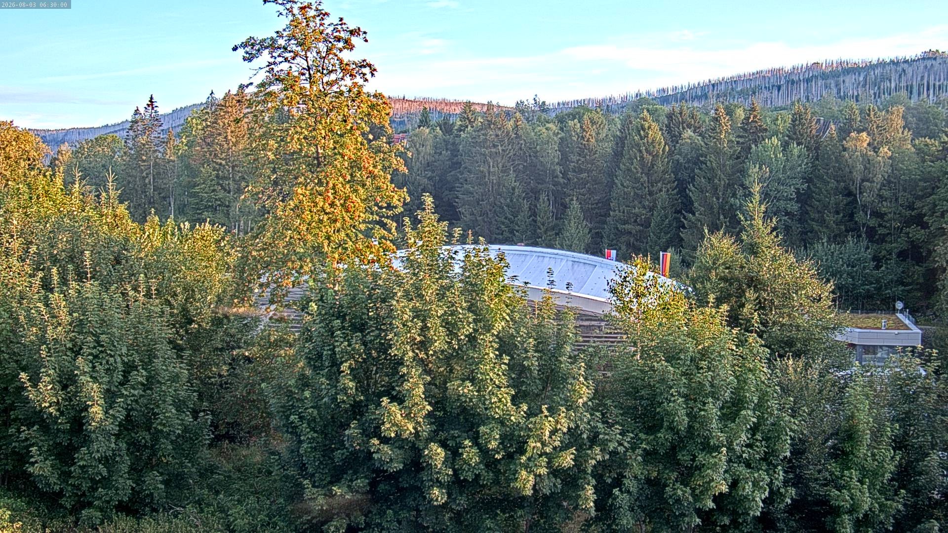 Archiv Foto Webcam Schierke: Blick zur Multifunktionsarena