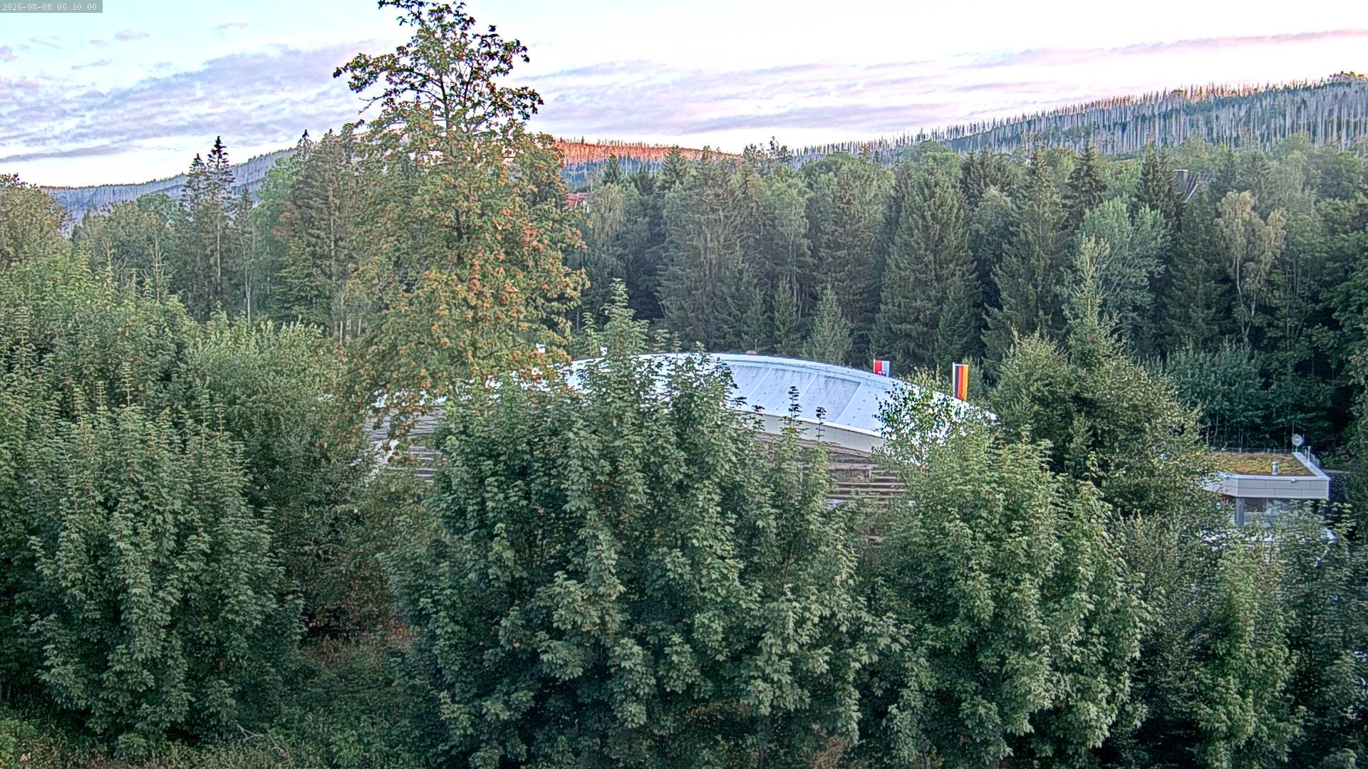 Archiv Foto Webcam Schierke: Blick zur Multifunktionsarena
