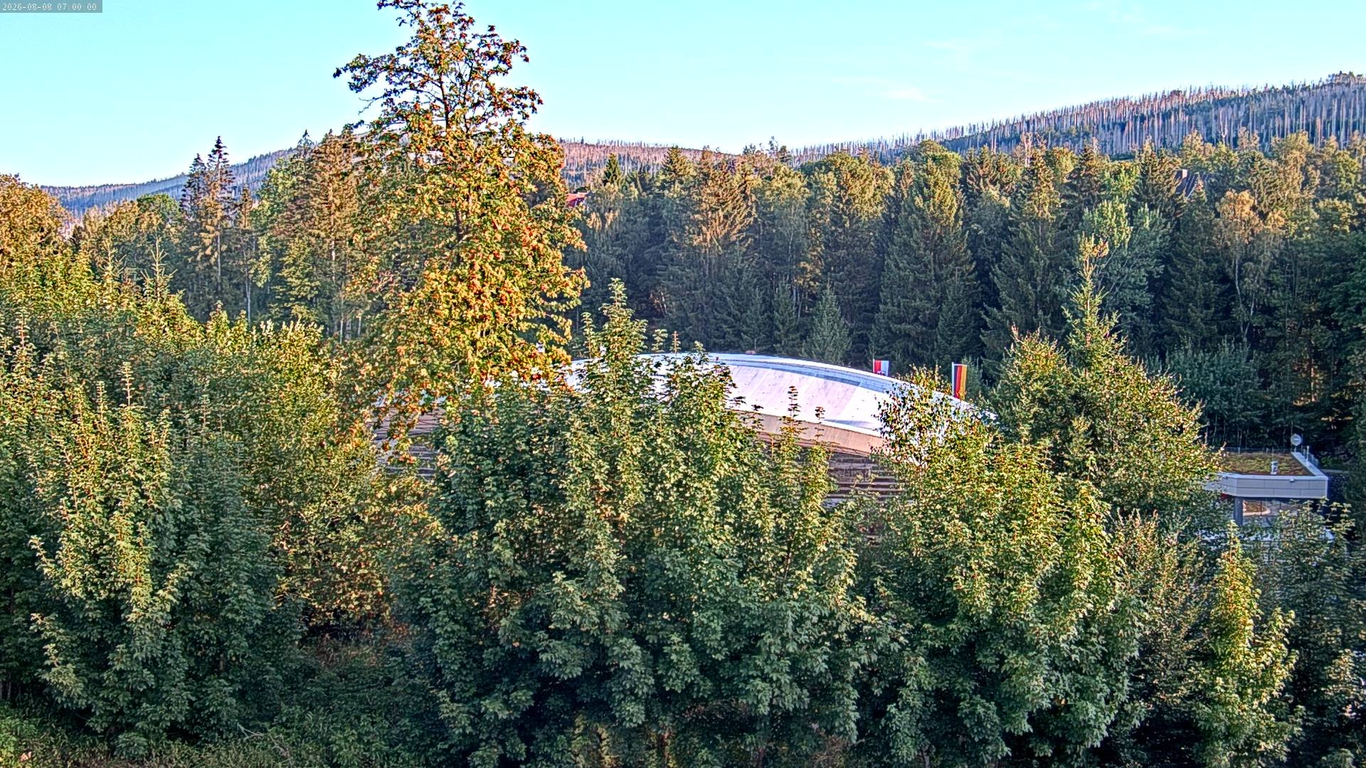 Archiv Foto Webcam Schierke: Blick zur Multifunktionsarena