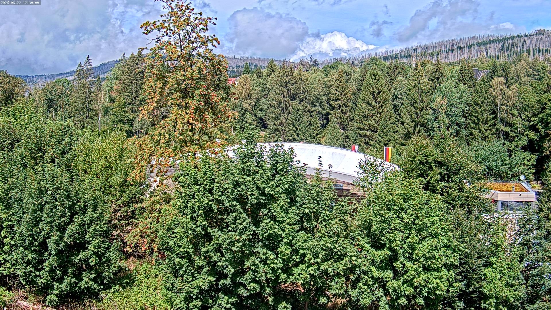 Archiv Foto Webcam Schierke: Blick zur Multifunktionsarena