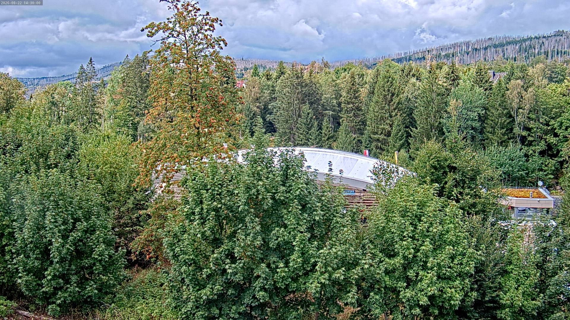 Archiv Foto Webcam Schierke: Blick zur Multifunktionsarena