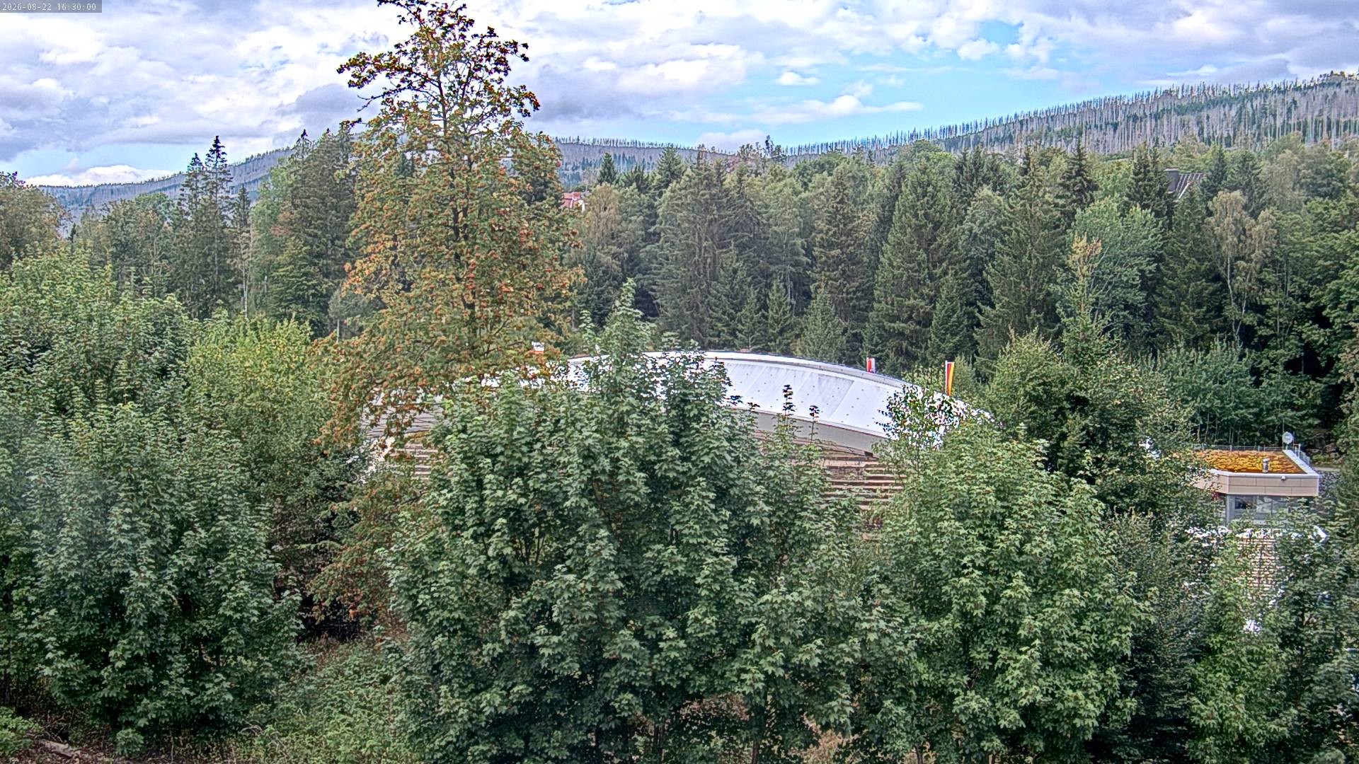 Archiv Foto Webcam Schierke: Blick zur Multifunktionsarena