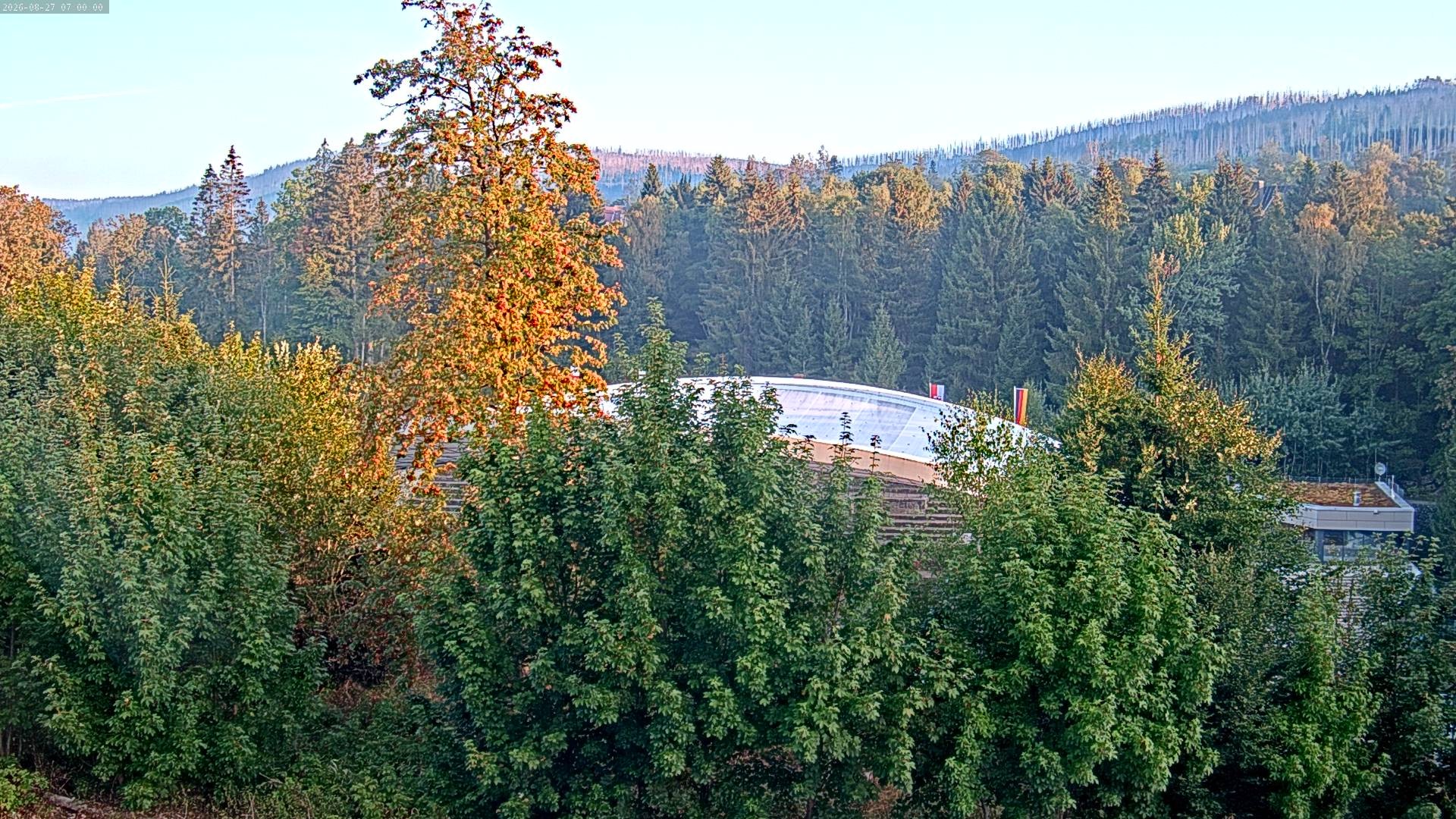 Archiv Foto Webcam Schierke: Blick zur Multifunktionsarena