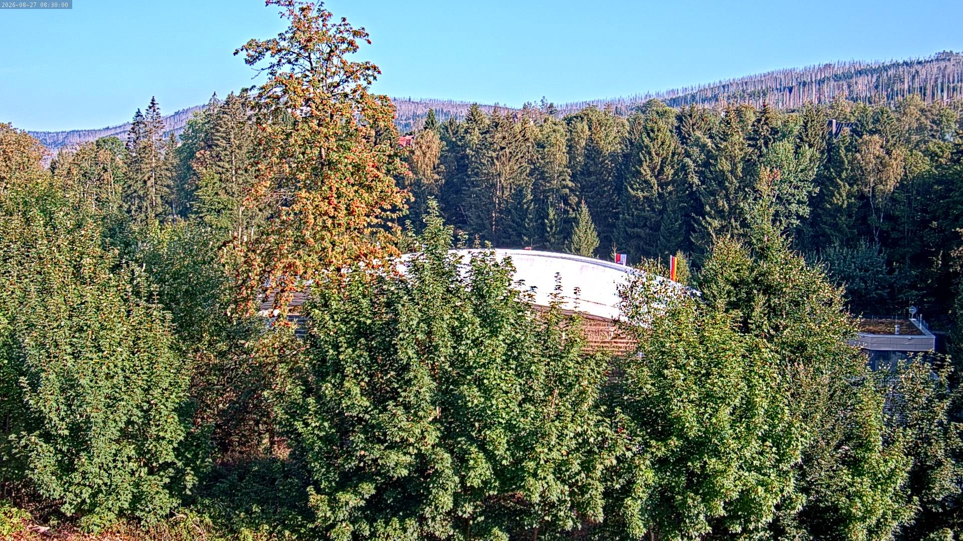 Archiv Foto Webcam Schierke: Blick zur Multifunktionsarena