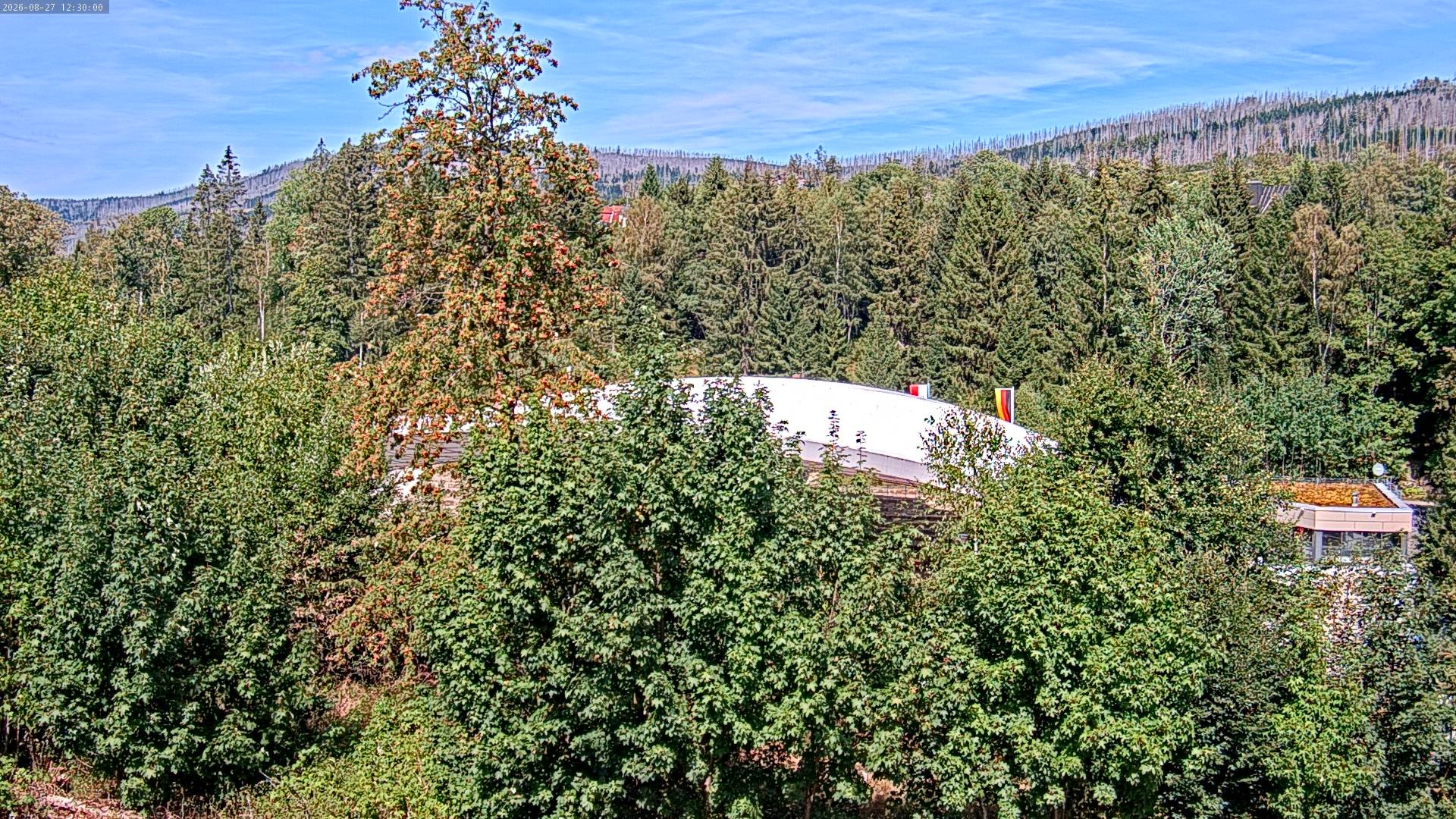 Archiv Foto Webcam Schierke: Blick zur Multifunktionsarena