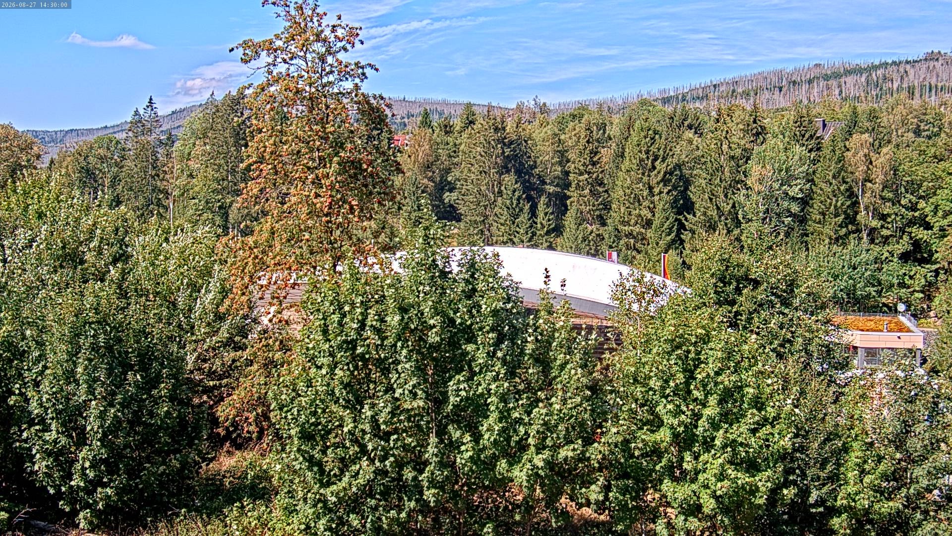 Archiv Foto Webcam Schierke: Blick zur Multifunktionsarena