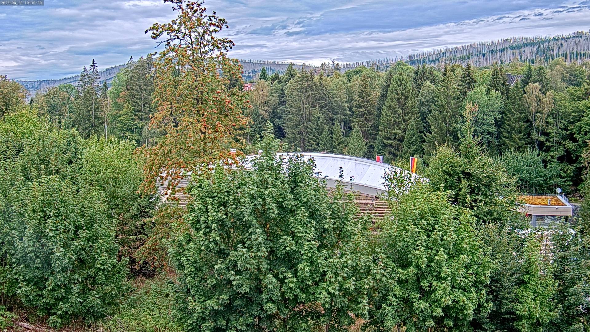 Archiv Foto Webcam Schierke: Blick zur Multifunktionsarena