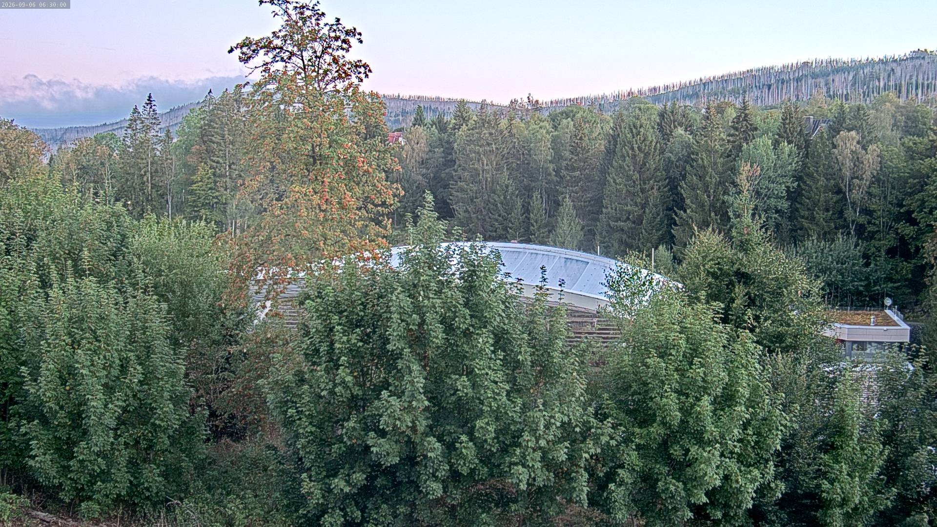 Archiv Foto Webcam Schierke: Blick zur Multifunktionsarena