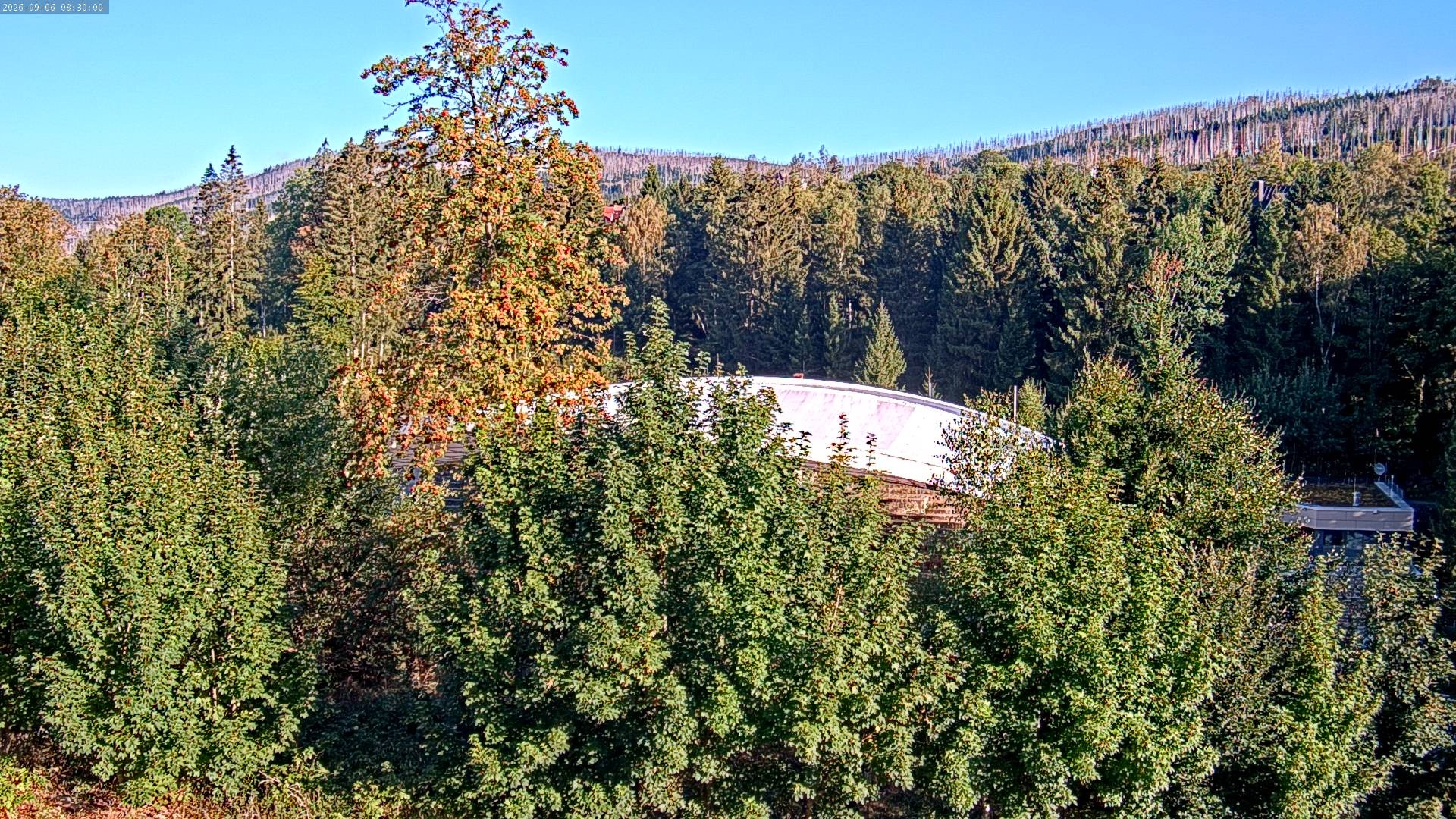 Archiv Foto Webcam Schierke: Blick zur Multifunktionsarena