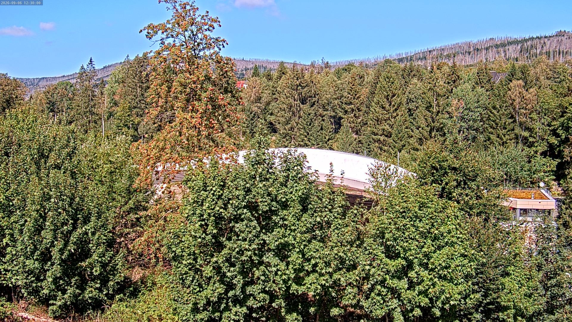 Archiv Foto Webcam Schierke: Blick zur Multifunktionsarena