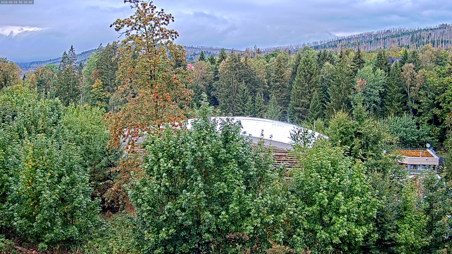 Archiv Foto Webcam Schierke: Blick zur Multifunktionsarena