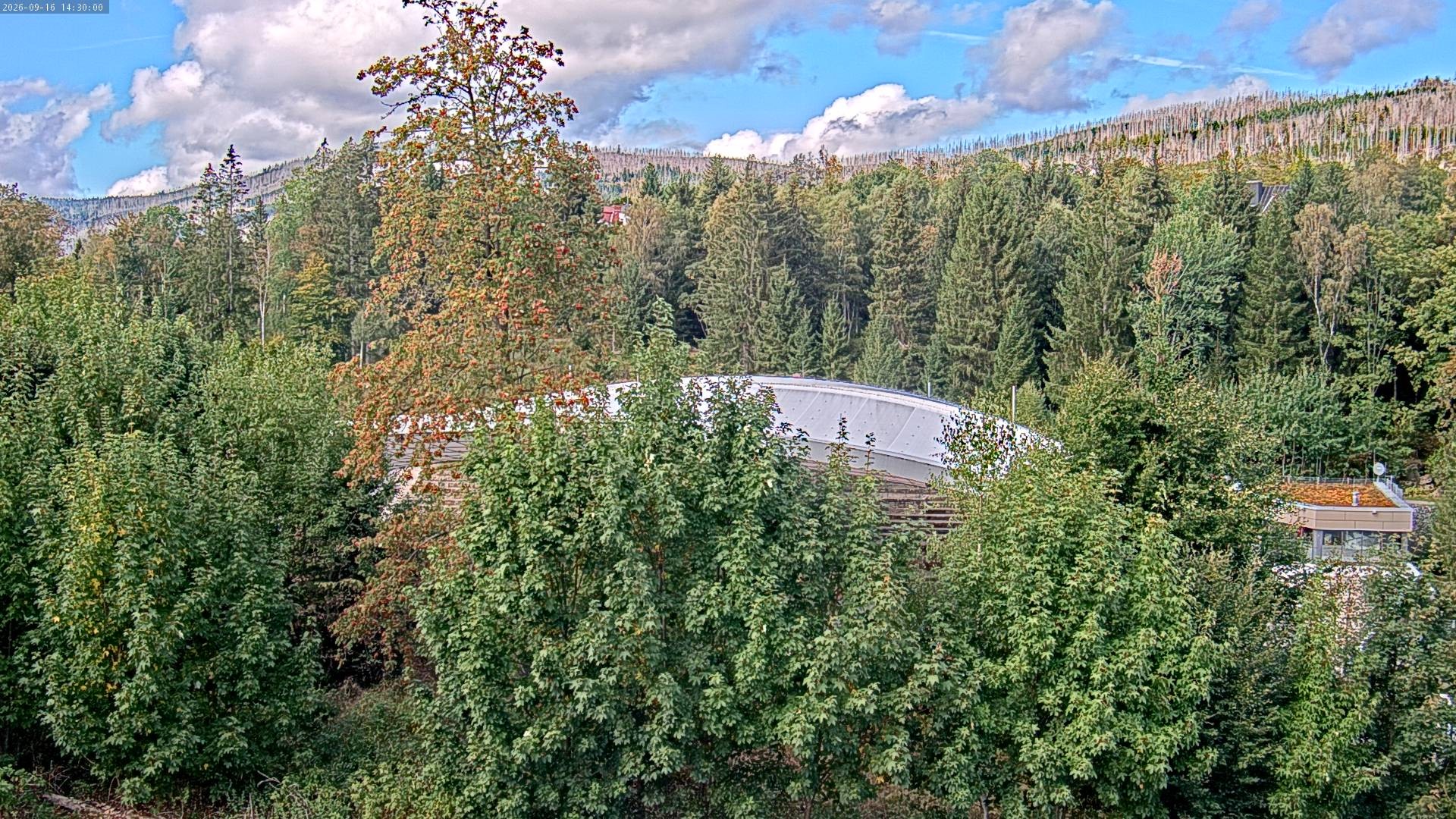 Archiv Foto Webcam Schierke: Blick zur Multifunktionsarena