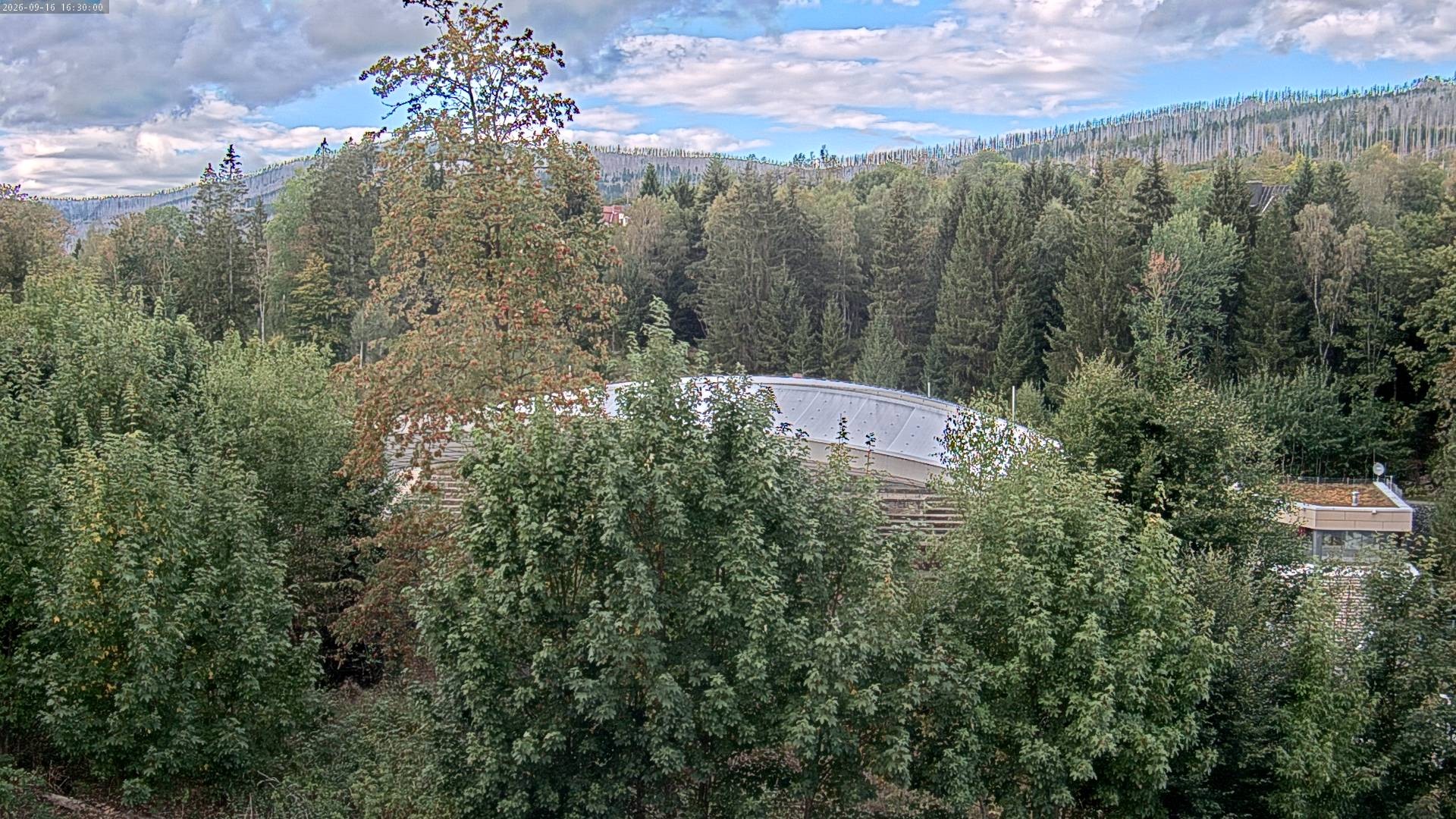 Archiv Foto Webcam Schierke: Blick zur Multifunktionsarena