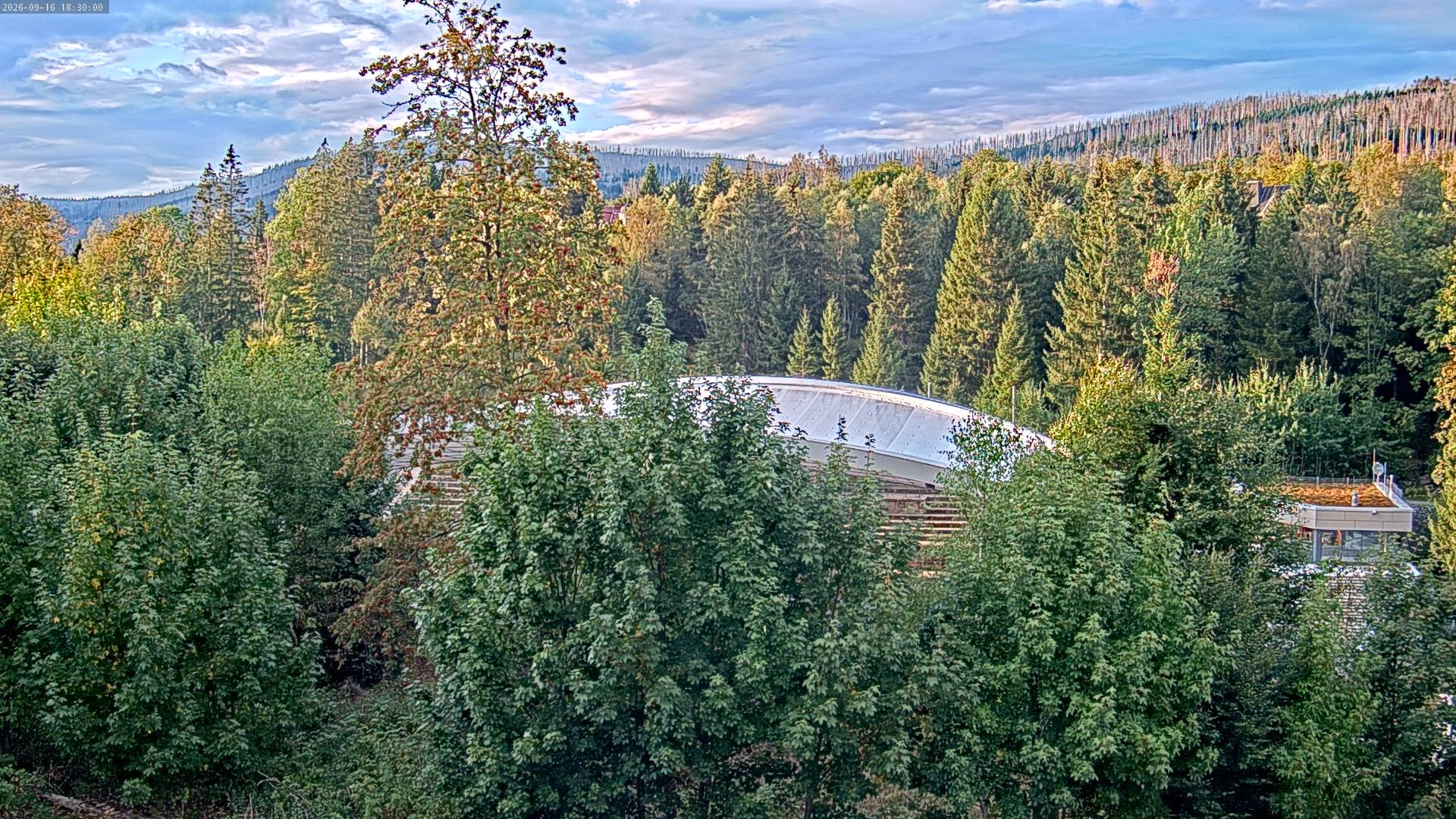 Archiv Foto Webcam Schierke: Blick zur Multifunktionsarena