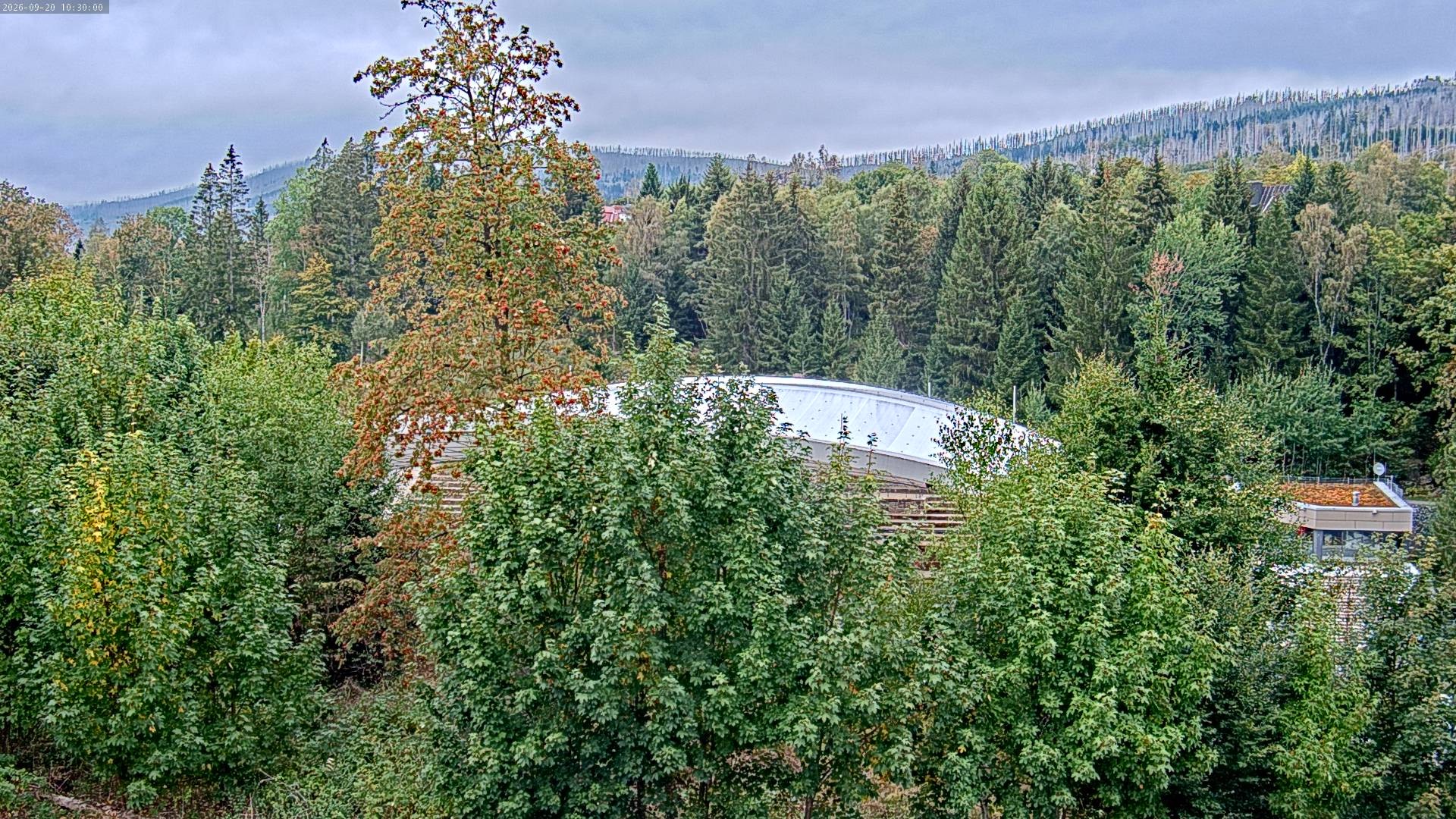Archiv Foto Webcam Schierke: Blick zur Multifunktionsarena