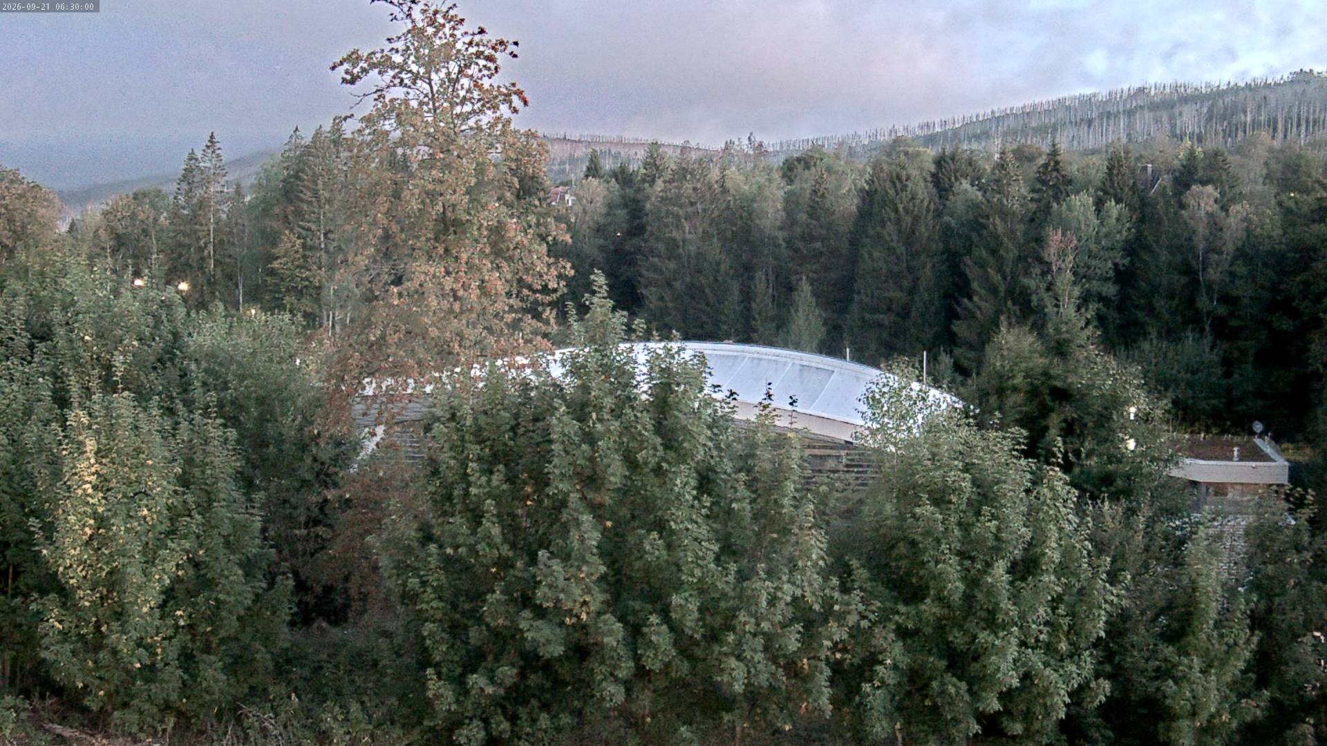 Archiv Foto Webcam Schierke: Blick zur Multifunktionsarena
