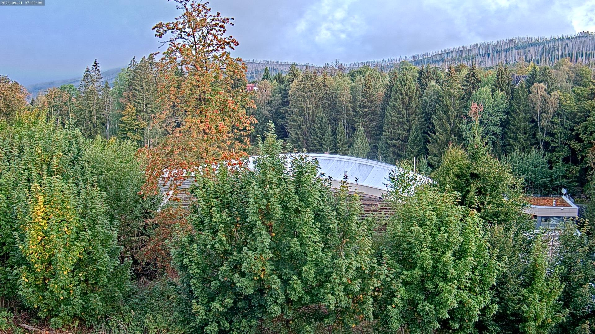 Archiv Foto Webcam Schierke: Blick zur Multifunktionsarena