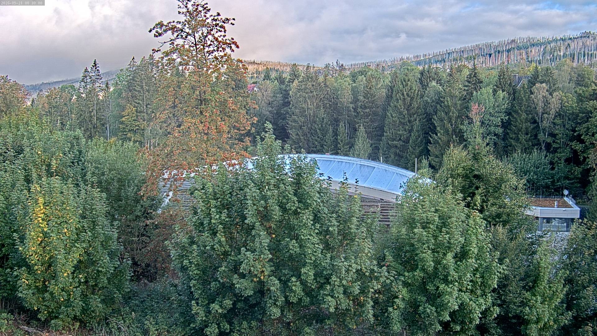 Archiv Foto Webcam Schierke: Blick zur Multifunktionsarena