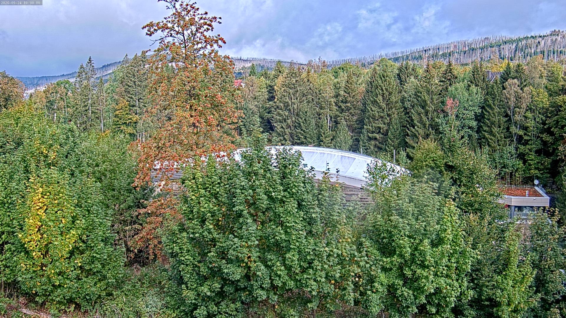 Archiv Foto Webcam Schierke: Blick zur Multifunktionsarena