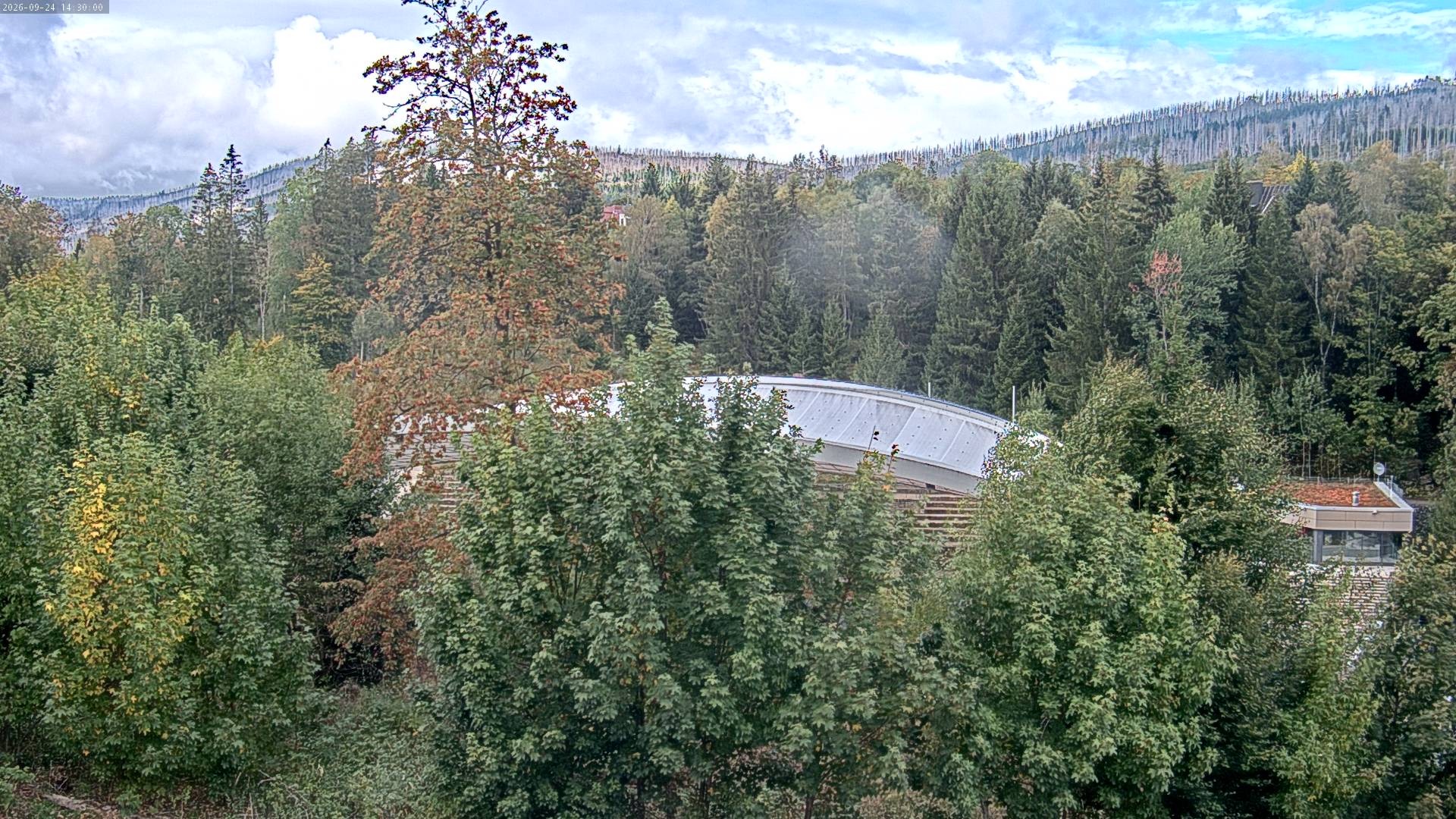 Archiv Foto Webcam Schierke: Blick zur Multifunktionsarena