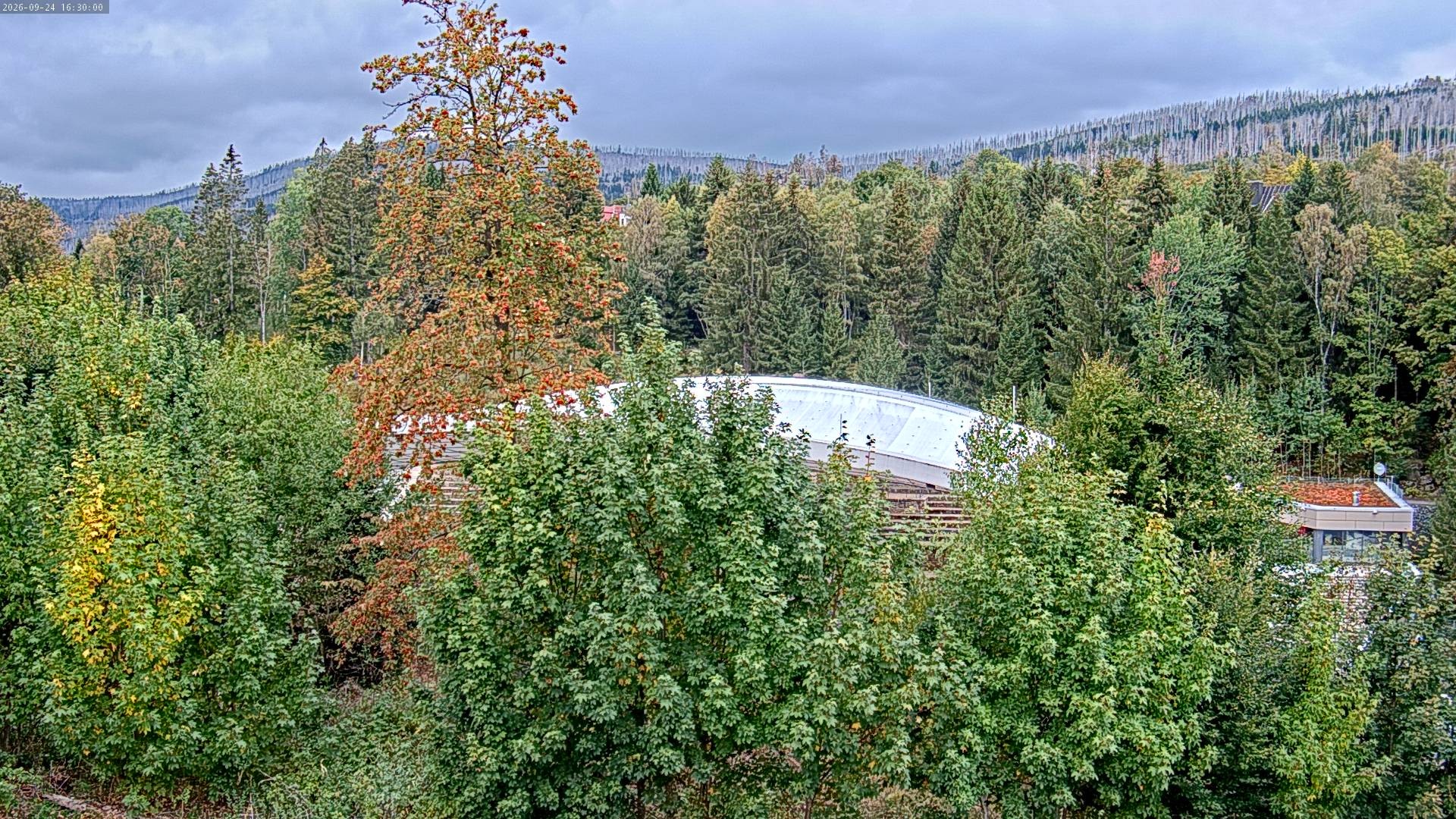 Archiv Foto Webcam Schierke: Blick zur Multifunktionsarena