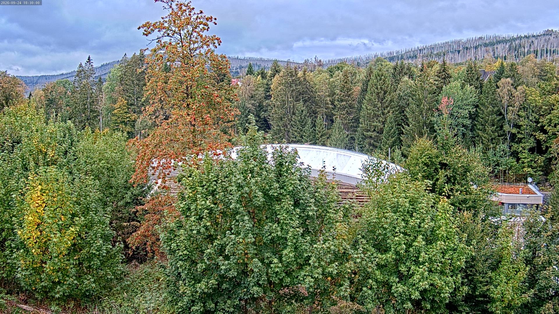 Archiv Foto Webcam Schierke: Blick zur Multifunktionsarena