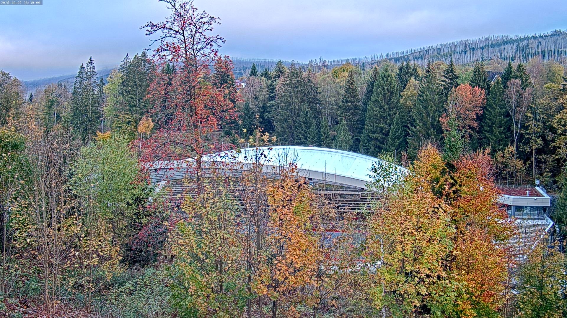 Archiv Foto Webcam Schierke: Blick zur Multifunktionsarena