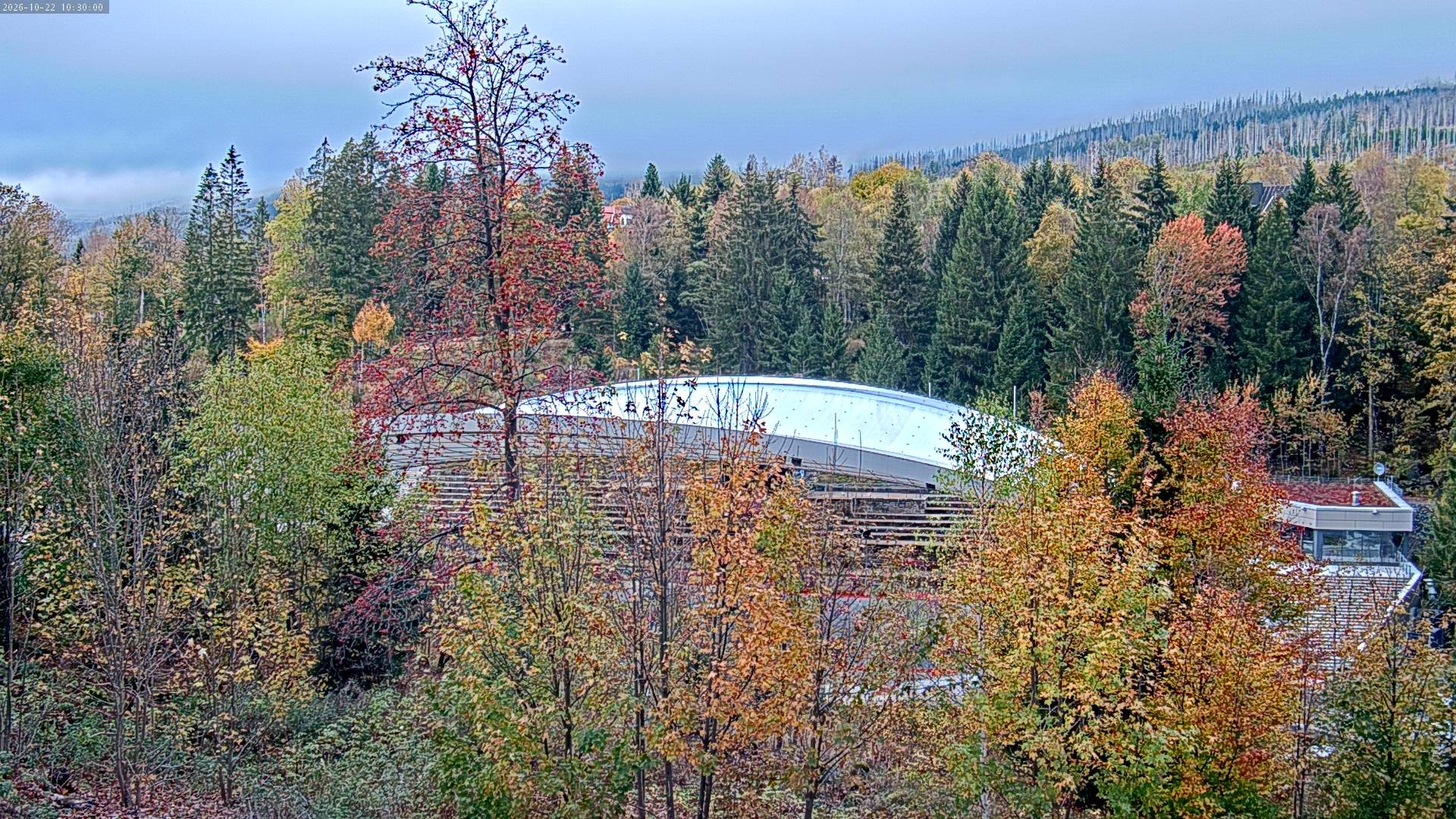 Archiv Foto Webcam Schierke: Blick zur Multifunktionsarena
