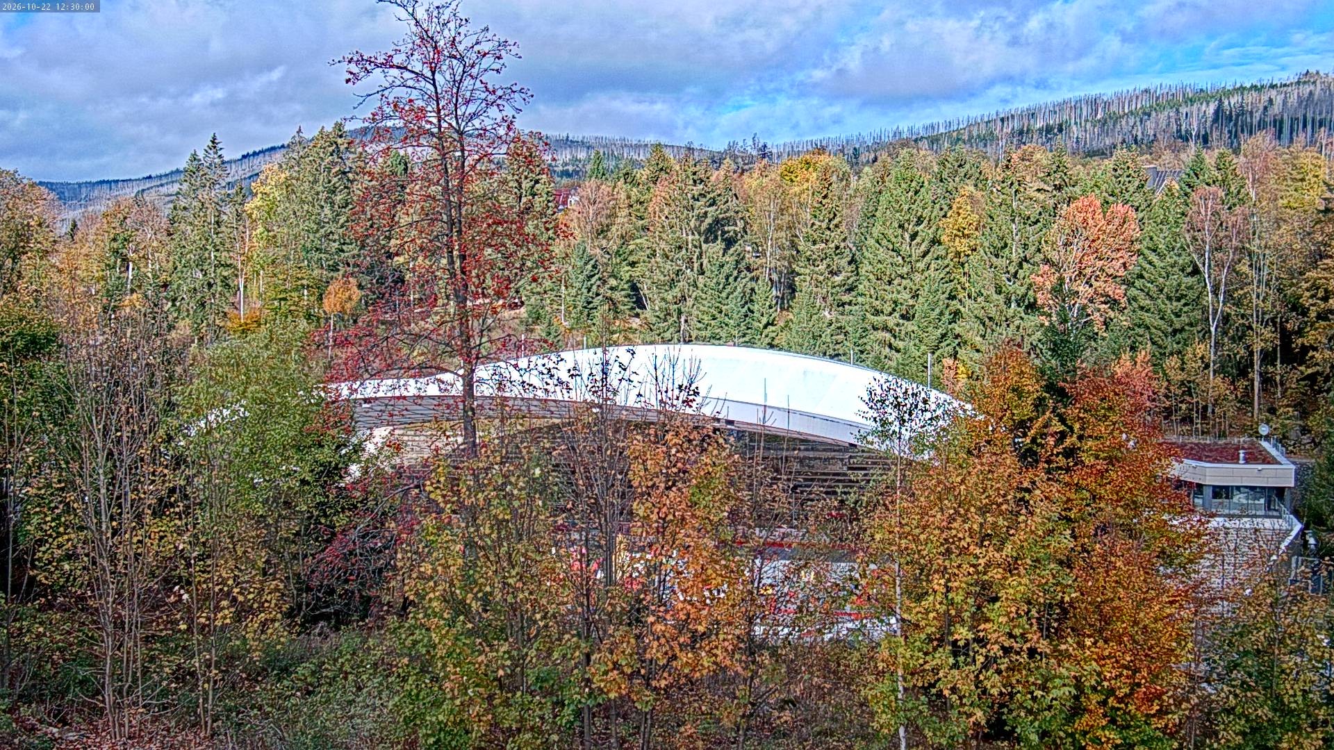 Archiv Foto Webcam Schierke: Blick zur Multifunktionsarena