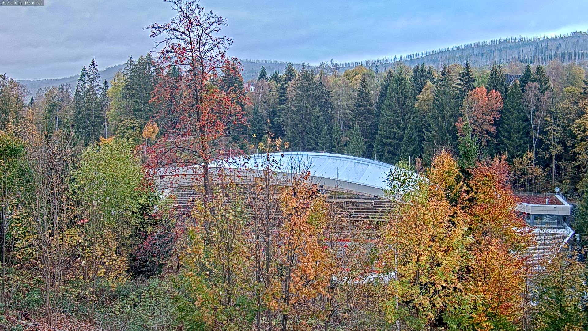 Archiv Foto Webcam Schierke: Blick zur Multifunktionsarena