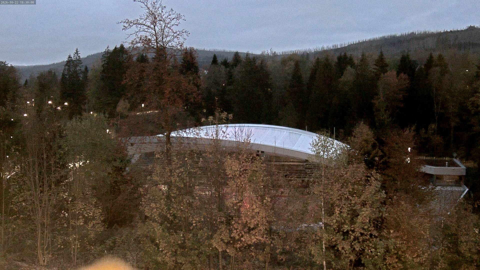 Archiv Foto Webcam Schierke: Blick zur Multifunktionsarena