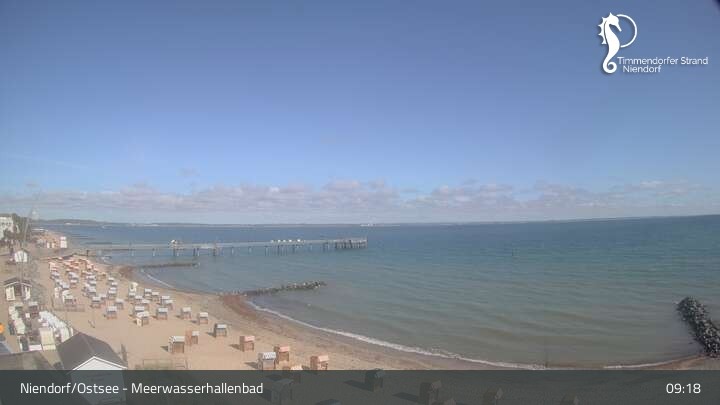 Archiv Foto Webcam Timmendorfer Strand: Ausblick Meerwasserhallenbad