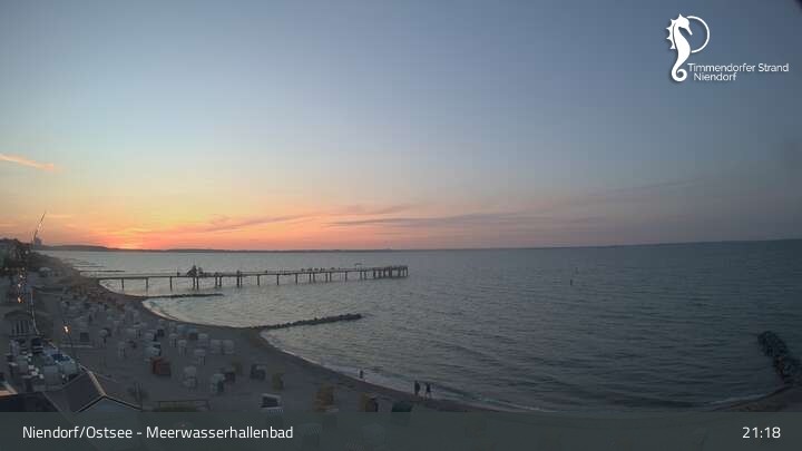Archiv Foto Webcam Timmendorfer Strand: Ausblick Meerwasserhallenbad